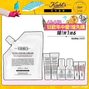 【Kiehl’s 契爾氏】官方直營 冰河醣蛋白保濕霜補充包 150ml(Kiehl’s)