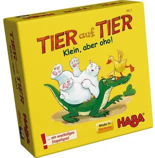 MINI動物疊疊樂（HABA 德國桌遊4911－TIER auf TIER ）