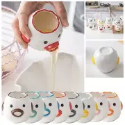 Egg Separator Upgrade Egg Yolk White Separator Food Grade Ceramics Egg Sperator