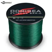 AU Dorisea Power Braid Moss Green Braided Fishing Line 300m 500m 1000m 10~100lb