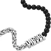 [Diesel] Unisex Adult's Necklace, Silver-Tone, One Size