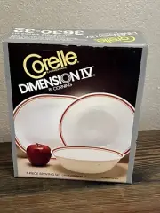 Sealed New Rare Corelle Livingware Dimension IV Corning 3-Piece Slate 3630-32
