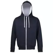 KIDS Zip Up Varsity Hoodies ~ NAVY/GREY - CLEARANCE STOCK