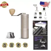 Phantox Pro Manual Coffee Grinder with 45mm Stainless Steel Burr and 120 Clicks