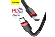 1M 1 Meter Baseus USB Type C to USB C Cable QC3.0 60W PD Quick Charge Cable Fast Charging Cord
