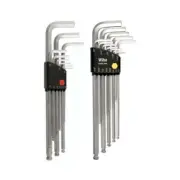 Wiha Tools 66993 Ball End Hex L-Key Chrome Inch/Metric 22 Piece Set