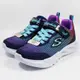 (DX) SKECHERS 女童 S Lights閃燈鞋 休閒運動鞋 303700LNVMT藍紫 (8.4折)