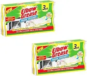 [SOTL] X2 Magic Eraser 3 Pack Extra Durable Cleaning Sponge for Walls, Appliances, Kitchen, Bathroom & Home Removes Scuffs, Marks & Dirt with Just Water No Harsh Chemicals