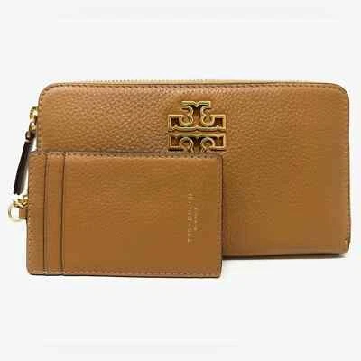 #TORY BURCH Britten Zip Continental Tiramisu NWT