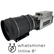 140mm to 8 Inch - AC Infinity Fan Shroud Silencer Whatsminer ASIC Miner Crypto