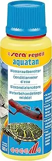 sera Reptile Aquatan, 100 ml, Species-Appropriate Water for Turtle, Frog and Co., Water Turtles, Water Purifier Turtles, Newts, Axolotl, Frogs, 120 Pieces (Pack of 1)