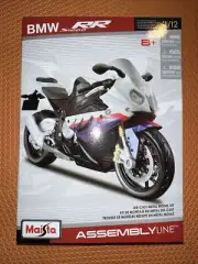Maisto Assembly Line BMW S1000 RR Die Cast Metal 1:12 Scale Model Kit BRAND NEW
