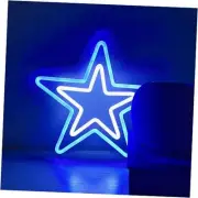 Neon Sign for Wall Decor,Neon Sign for Man Cave Fan Cave or Garage Blue white