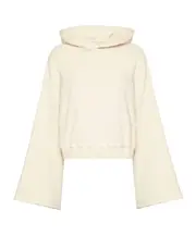 drop-shoulder hooded sweatshirt S,XL,XS,L,XXL,M White