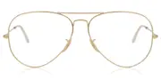 Ray-Ban RB3025 Aviator Large Metal Blue-Light Block 001/5F Men's Glasses Gold Size 55 - Private Health Rebate - Blue Light Block Available