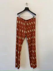 Patterned casual pants FR34 Red