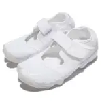 【NIKE】WMNS NIKE AIR RIFT 女款 全白 忍者鞋 魔鬼氈 涼鞋(896283-100)