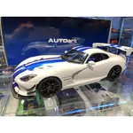 吉華科技@1/18 AUTOART 71731 道奇 VIPER GTS-R COMMEMORATIVE