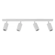 CLA LIGHTING Outdoor Adjustable Bar Spot Light - 4 Heads - GU10 - Matte White