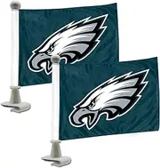 ProMark Philadelphia Eagles Flag Set 2 Piece Ambassador Style 8162089923, Team Color, One Size