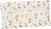 CATIEBYE Mattress Pad Cover Washable Diaper Changing Pad Protector Removable Floral Design Soft Skin Friendly and Breathable for Newborns