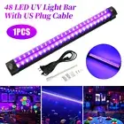 UV Black Light Bar Fixtures Ultraviolet Lamp Strip DJ Party Club Light 48LED