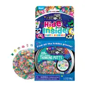 Crazy Aarons Thinking Putty Party Animals Hide Inside Kids Play Toy 10cm 3y+