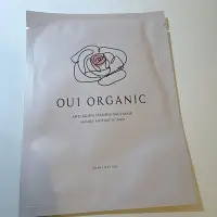 在飛比找Yahoo!奇摩拍賣優惠-OUI ORGANIC玫瑰精萃煥顏保濕面膜1片
