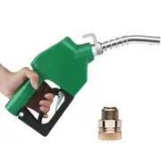 Automatic Fuel Nozzle, 3/4" NPT Inlet Thread & 15/16" Spout, 16 GPM Max Flow Rate, Auto Shut Off, Aluminum & PVC Gas Pump Handle with 360° Swivel for Gasoline Diesel Kerosene Biodiesel