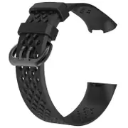 Replacement Silicone Sports Watch Band Compatible with the Fitbit Charge 3 & Charge 4