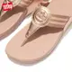 【FitFlop】WALKSTAR TOE-POST SANDALS 經典復刻LOGO夾腳涼鞋-女(玫瑰金)