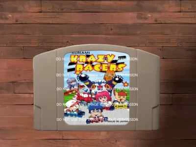 Konami Krazy Racers ( Mario Kart 64 ) - N64 - EXPANSION Pak is required !! NTSC