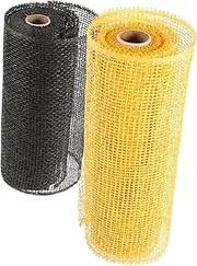 STOBAZA 2pcs Mesh Ribbon for DIY Crafts and Present Wrapping Lightweight Decorative Wreath Ribbon for Bee Festival and Home Decor