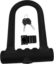 Abaodam U Shaped Silicone Bike Lock Heavy Duty Motorcycle Lock for Maximum Security Dual Opening Design Portable Cut Lock for Bikes Electric Bikes Outdoor Cycling