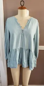 NEW! Amazing Long Sleeve Peasant Style Top By American Eagle Outfitters! Medium!