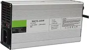 CAARLA Lead Acid Battery Charger 72V 2A Lead Acid Battery Charger with Aluminum Housing and Lights L+E+D Green and Red (L+E+D) for 60V Batteries.(3P Plugs,US)