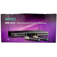 在飛比找PChome商店街優惠-★集樂城樂器★MIPRO MR-823雙頻道UHF無線麥克風