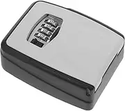 JEWEDECO Box Key Lock Box for Outdoor Wall Mount Sturdy Key Safe Box with Combination Lock for Home Office Garage More