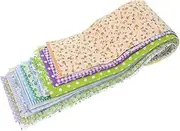 Cotton Quilting Fabric Strips Set 28 Pieces for DIY Sewing Craft Home Decor Quilt Supplies
