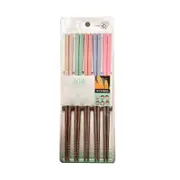 Yesjoy Wheat 304 Stainless Steel Chopsticks 5 pairs X333A
