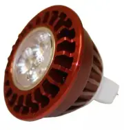 Cast Source SLC MR16 1 Watt LED 2750K 55 Degree X-Wide 10-24V Bulb (10 Halogen)