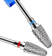 Diesisa 2 Pack Nail Drill Bits, Nail Bits for Acrylic Nails, 3/32" Shank Drill Bits for Nails Professional Electric Nail Drill Bits for Home Salon/Fine+Medium Nail Bits - Corn