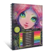 Nebulous Stars - Colouring Book - Black Pages from Tates Toyworld