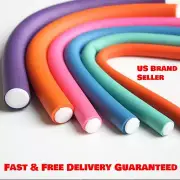 10-40 Thick Flex Rods Spiral/Twist Curls Wavy Hair Flexi Foam Roller Curler Set