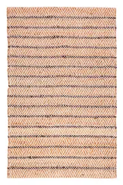 Jute Rug, Natural and Black Floor Rug, Modern Natural Fibre Area Rug Aster- Jute Fiber, Sisal Rug, Natural Weave, Eco Friendly, Plant Based