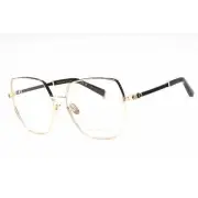 Philipp Plein Women's Eyeglasses Shiny Rose Gold Geometric Frame VPP054S 0301