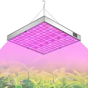 UV Black Light IR Full Spectrum LED Grow Light Panel - 45W, 144 LEDs for Indoor Plant Growing, Hydroponic Greenhouse