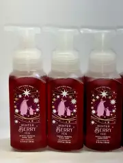 3 Winter Berry Ice Gentle Foaming Soap Bath & Body Works Hand Soap 8.75 oz