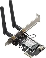 Fahgaer BE200 PCIE WiFi 7 Network Card 5G/6G PCI Express 4.0 X1 Wireless Bluetooth BT5.4 802.11AX -Band 8774Mb for WIN10/11