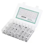 480 Pcs PNP NPN Power Transistor Assortment Kit 24 Types Electronic Component